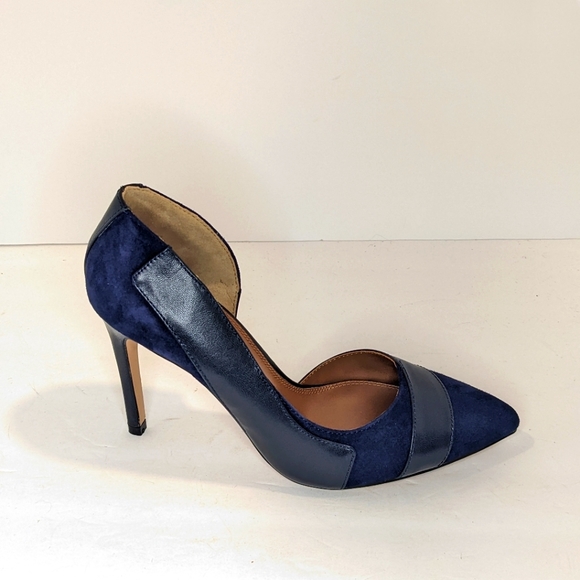 NWOT Reiss suede and leather heels - Picture 9 of 16